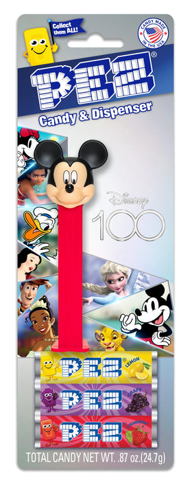 PEZ Disney 100 Years of Wonder Blister Card 3-Pack Wholesale Case