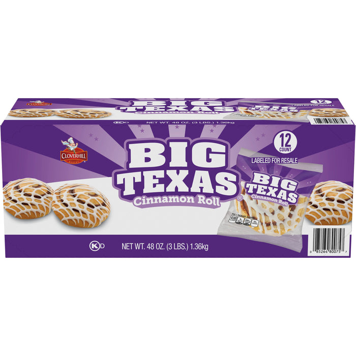 Cloverhill Big Texas Cinnamon Roll 4oz