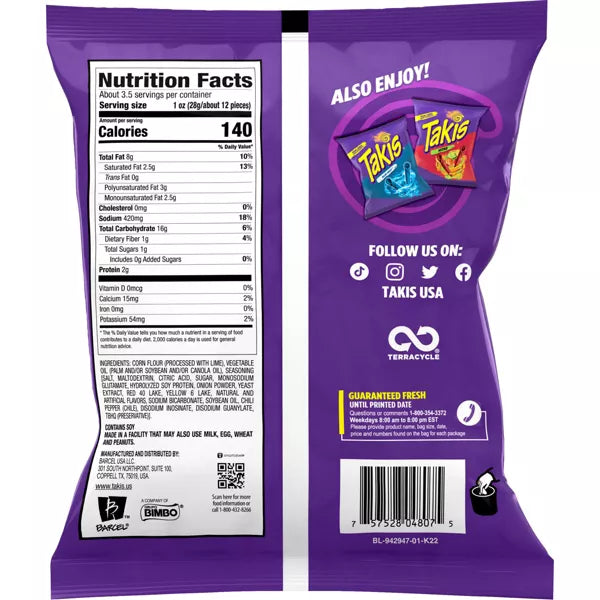 Taki Fuego 3.25 oz 20 Per Box