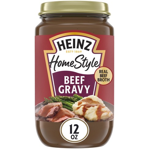 Heinz Homestyle Savory Beef Gravy 12 oz Jar