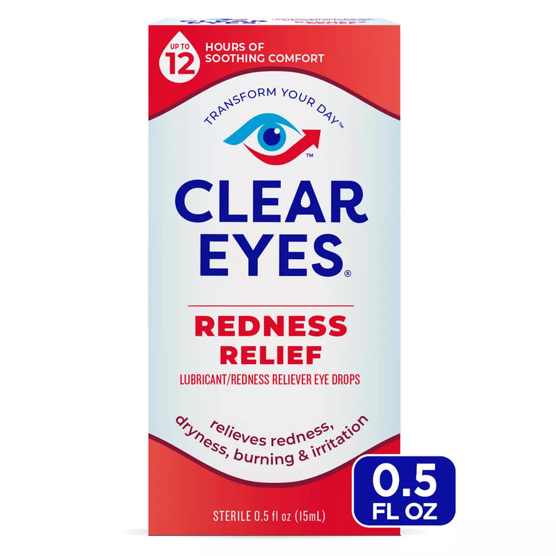 Clear Eyes, Redness Relief Eye Drops, 0.5 Fl Oz