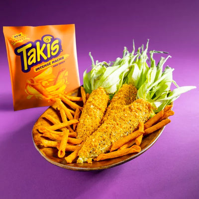 Takis Intense Nacho Cheese Rolled Tortilla Chips, 3.25 oz (Pack of 20)