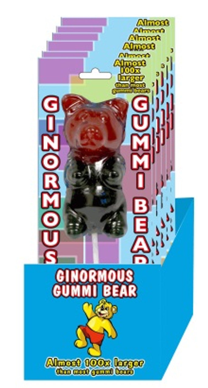 Ginormous Gummi Bear, Assorted Fruit Flavors, Pack of 12