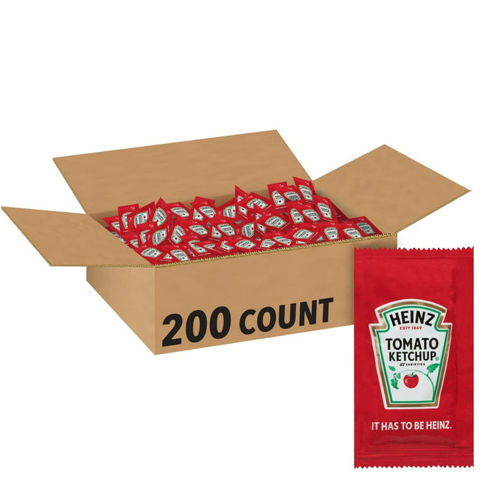 Heinz Ppk Ketchup Single Serve 9 g Bulk 200ct