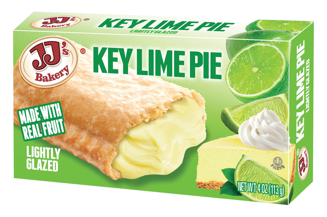 JJ's Bakery Key Lime Pie Hand Held Snack Pies 4oz - 12ct