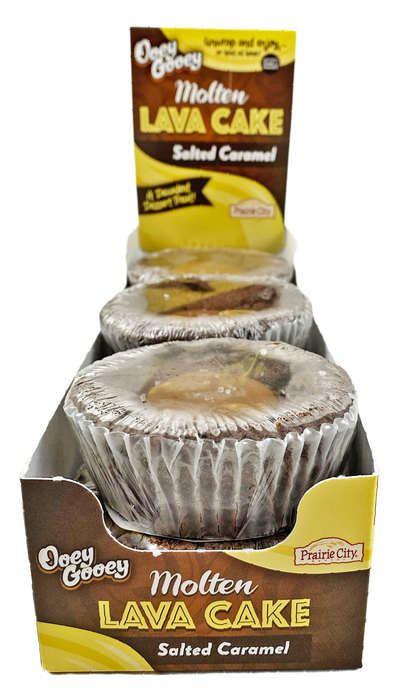 Ooey Gooey Lava Cake Salted Caramel
