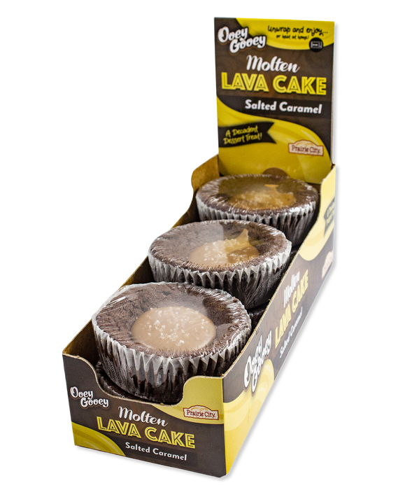 Ooey Gooey Lava Cake Salted Caramel