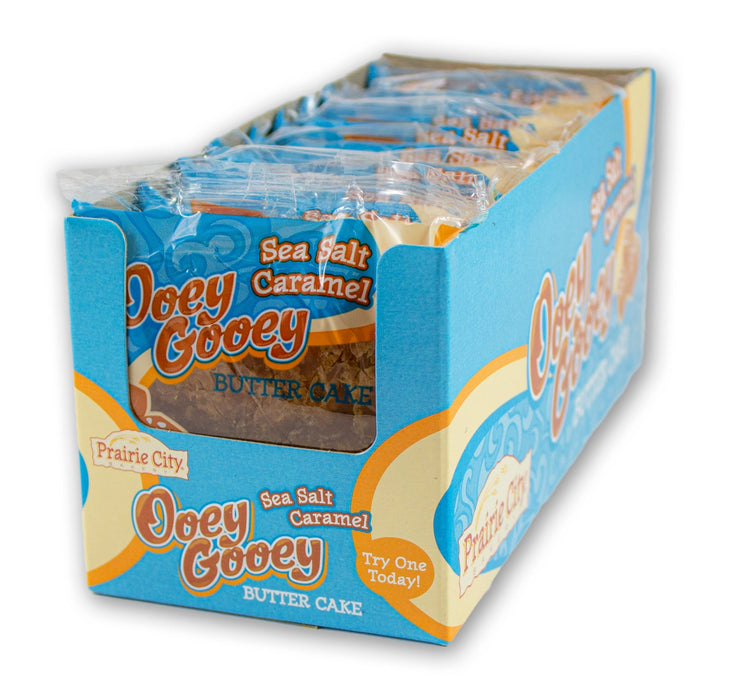 Prairie City Bakery Ooey Gooey Sea Salt Caramel Butter Cakes 2oz 10-Pack Wholesale