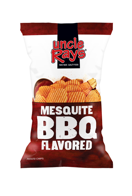 Uncle Ray's Mesquite BBQ Potato Chips 3 oz 12-Pack Wholesale