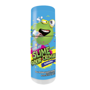 Ricky Joy Slime Sour Crush Roll On Candy Strawberry Blueberry Cherry 1.85 oz Pack of 12