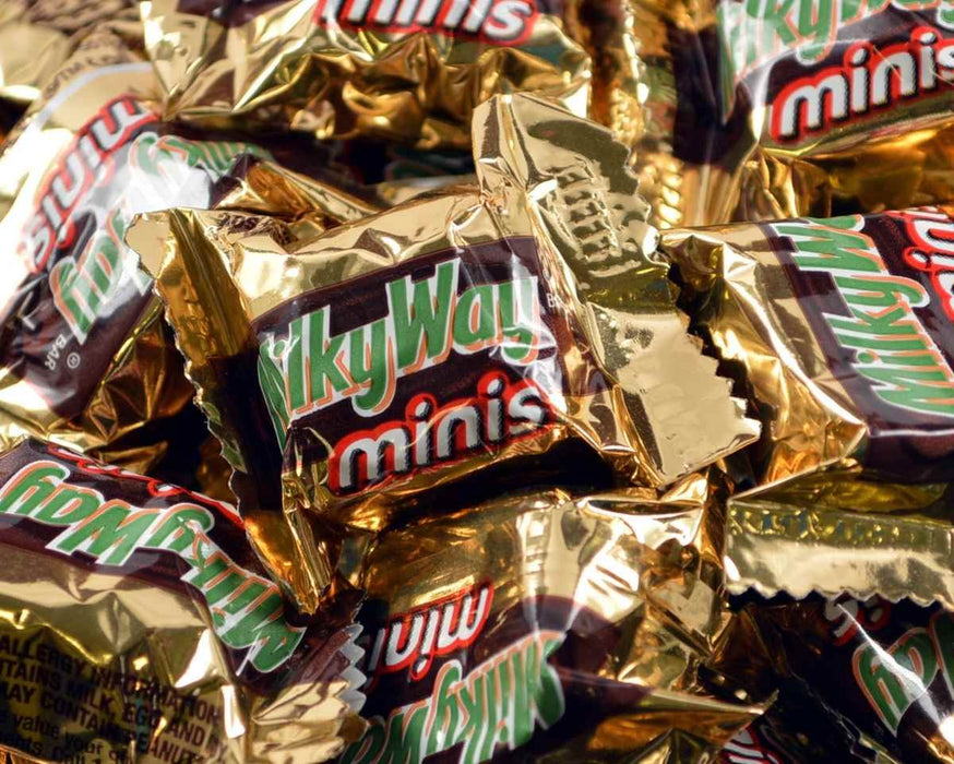 Milky Way Mini Milk Chocolate Candy Bars 20 lb Wholesale Bulk Case