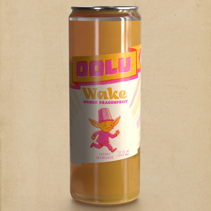 Oolu Wake Mango Dragonfruit 12 fl oz can; sold as a 12-pack