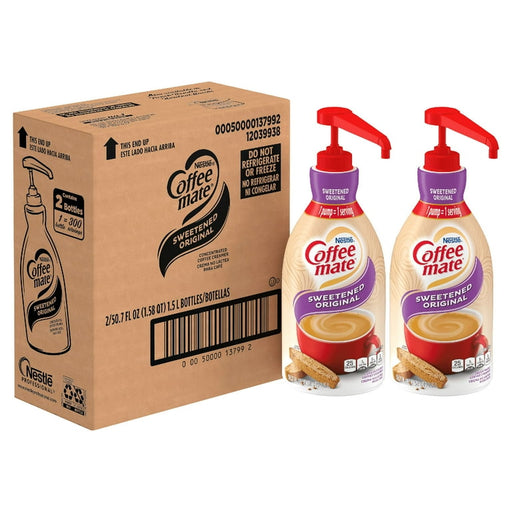 Coffeemate Original Liquid Creamer 2-Pack Pump Bottles Wholesale