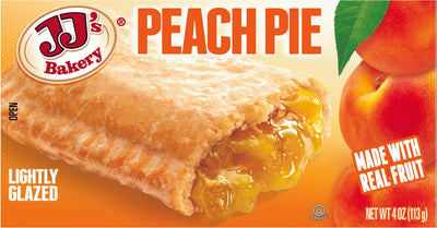 JJ's Bakery Lightly Glazed Snack Pies 4oz (Peach)