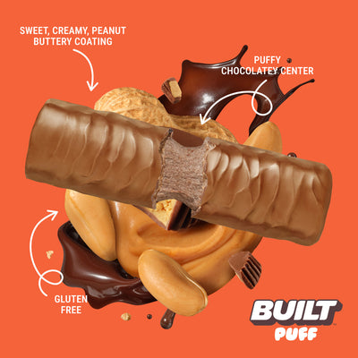 Built Puff Peanut Butter Protein Bar 1.41oz 12ct