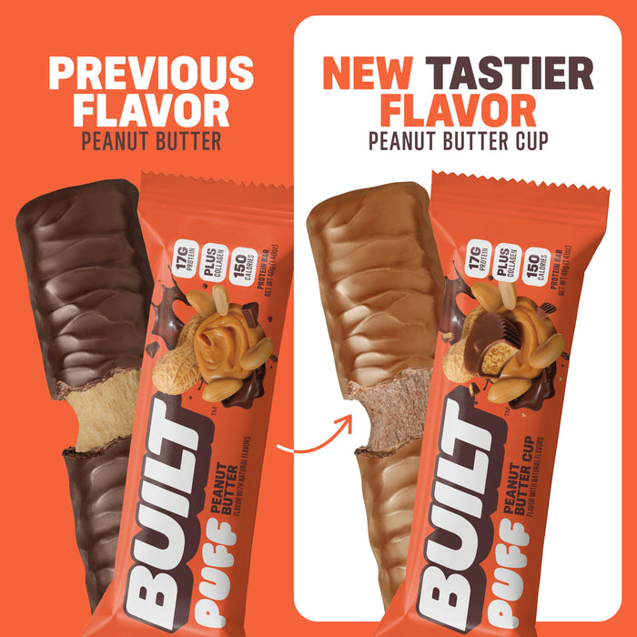 Built Puff Peanut Butter Protein Bar 1.41oz 12ct