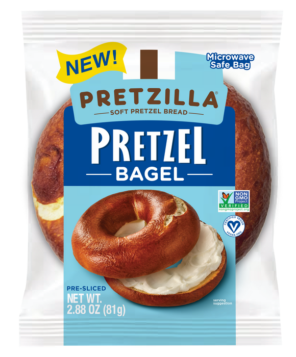 Pretzilla Pretzel Bagels 14.4 oz (Pack of 40)