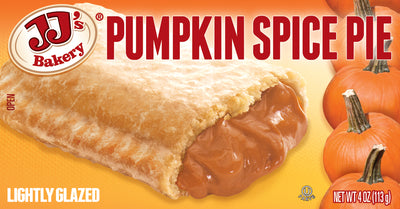 JJ's Bakery Lightly Glazed Snack Pies 4oz (Pumpkin Pie)