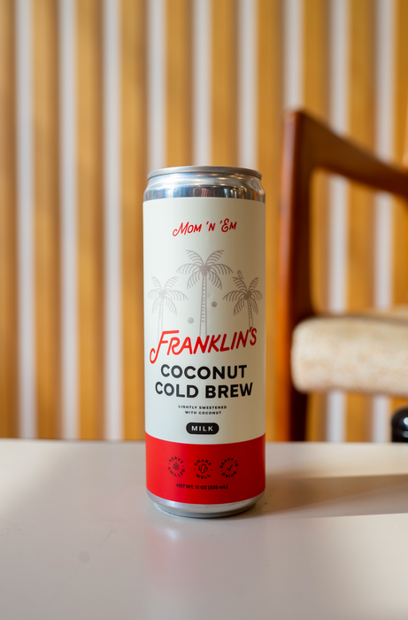 Mom N Em Franklin's Coconut Cold Brew Coffee - 11 oz