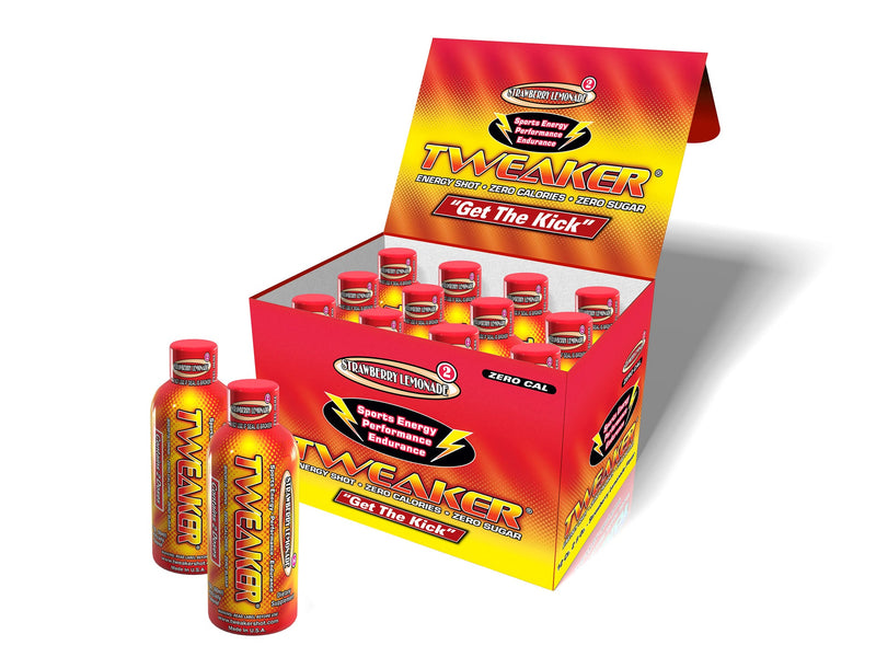 Tweaker Strawberry Lemonade Energy Shot 2oz Singles (Pack of 12)