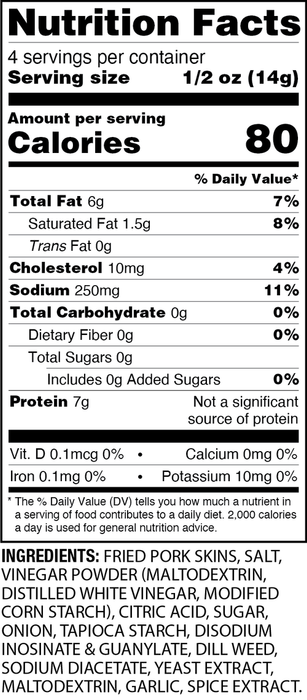 Turkey Creek Pork Skin Dill Peg Bag (Pack of 12)