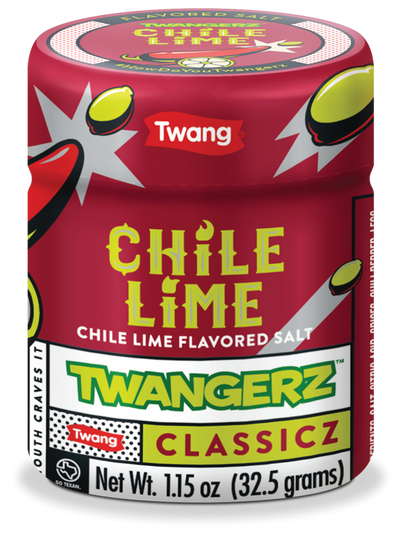 Twang Twangerz Chili Lime Salt 1.15-Ounce Shakers (Pack of 10)