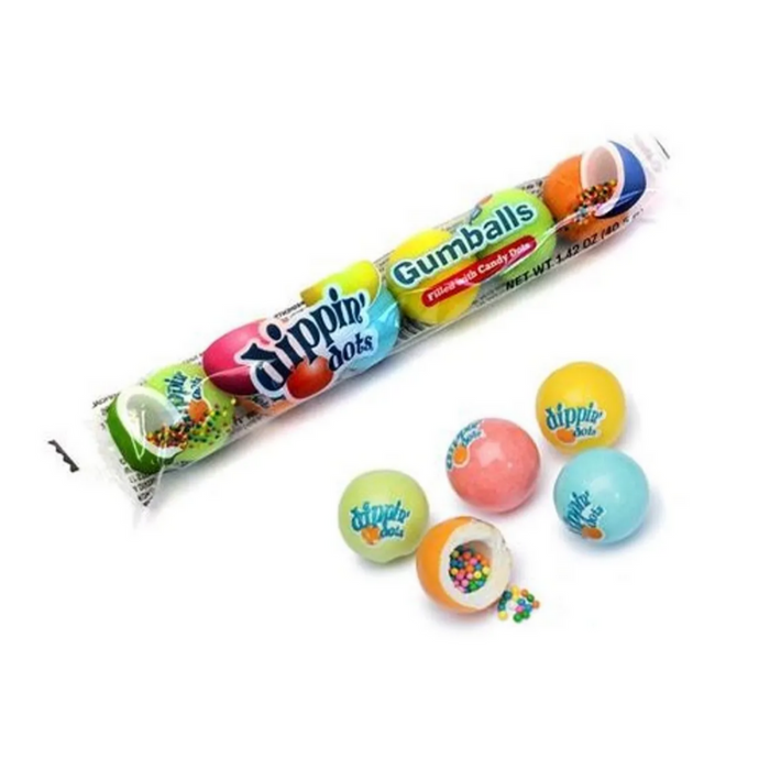 Dippin Dots Gumball Filled W/candy Bead 24 Per Box