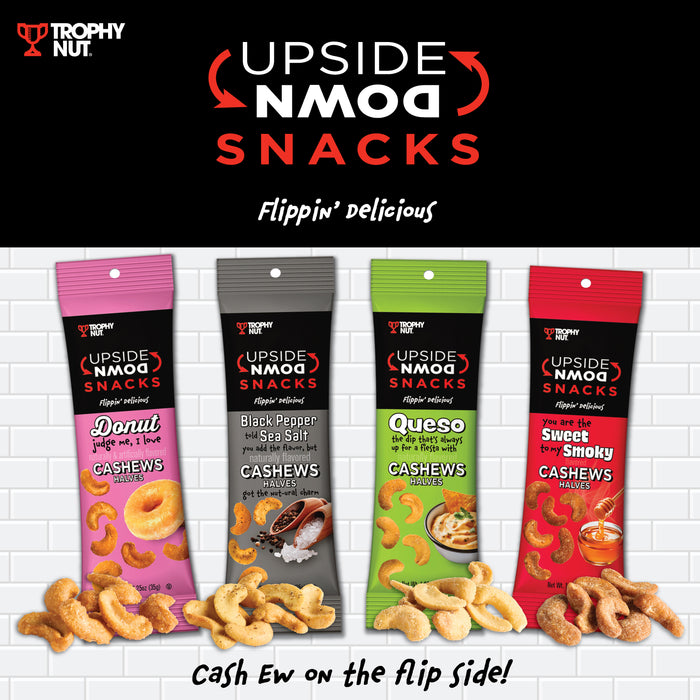 Trophy Nut Upside Down Donut Flavored Cashews 1.25 oz (Pack of 12)