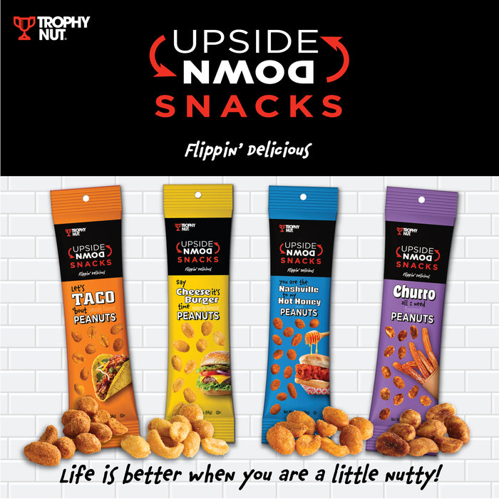 Trophy Nut Upside Down Queso Flavored Cashews 1.25 oz (Pack of 12)