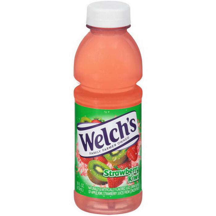 Welch's Strawberry Kiwi Fruit Juice 16 oz 12ct