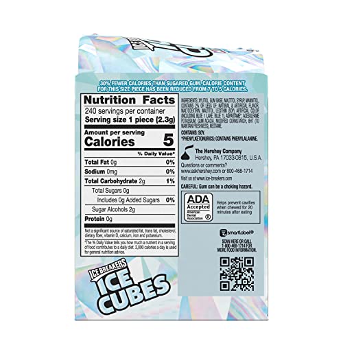 Ice Break Cube Btl Mint Crystal 3.24 oz 6 Per Box