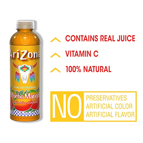 Arizona Tea Mango Btl 20 oz 24 Per Case