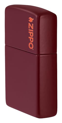 Zippo Classic Merlot Logo Pocket Lighter