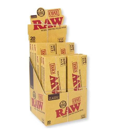 RAW Cones 1-1/4 Size (Pack of 12)