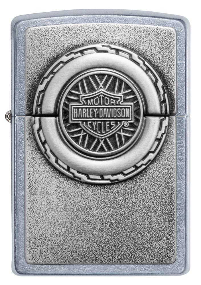 Zippo Harley-Davidson Engine Surprise Emblem Street Chrome Pocket Lighter