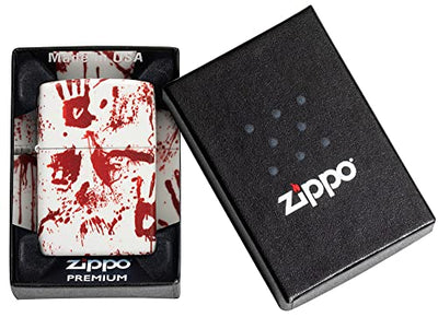 Zippo 540 Color Bloody Hand Design Pocket Lighter - Gory & Graphic