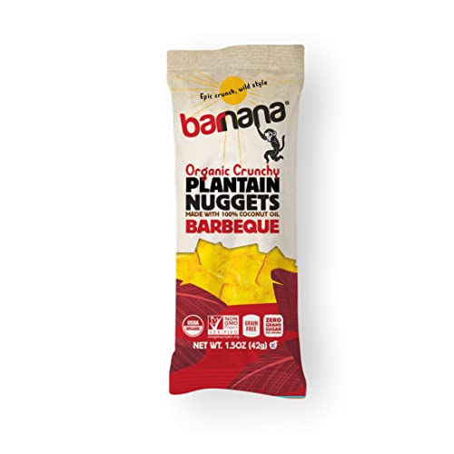 Barnana BBQ Organic Plantain Nuggets, 1.5 Ounce (Pack of 12)