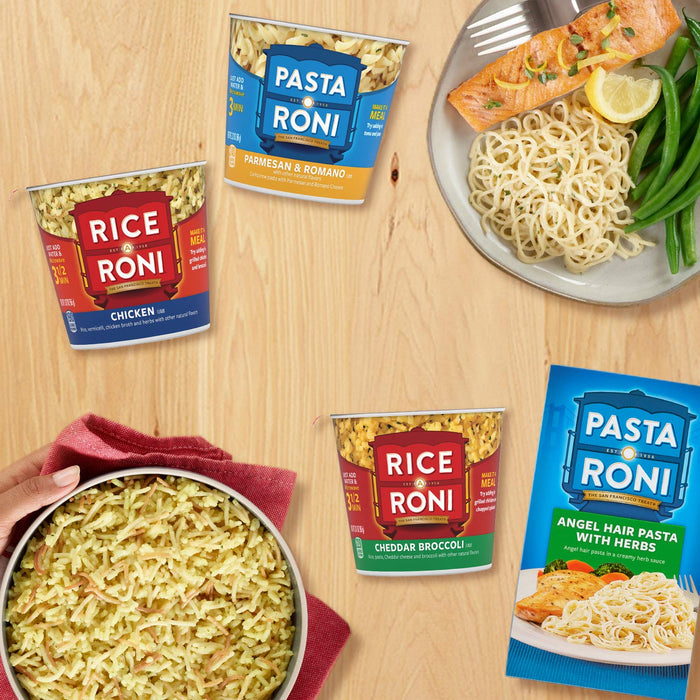 Rice-A-Roni Cheddar Broccoli Individual Cups 12-Pack Wholesale