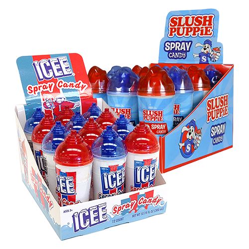 ICEE or Slush Puppie Spray Candy, .85 fl. oz (Pack of 12)