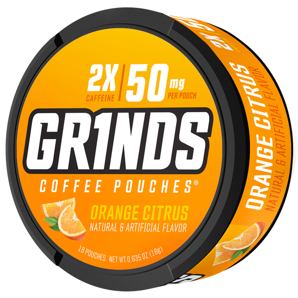 Grinds Orange Citrus 5 Per Box