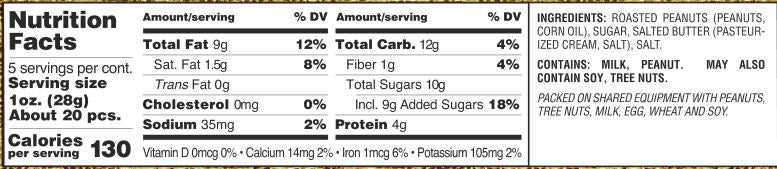 Gurley's Golden Recipe Butter Toffee Peanuts 5.5 oz
