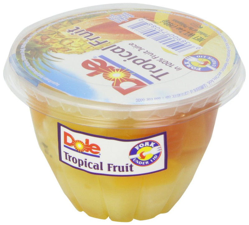 Dole In Juice Slice Tropical Fruit 7 Ounce Can (Pack of 12)