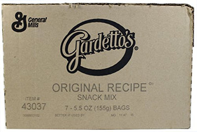 Gardetto's Original Recipe Snack Mix, 5.5 Oz Single Serve Bags (Pack of 7)