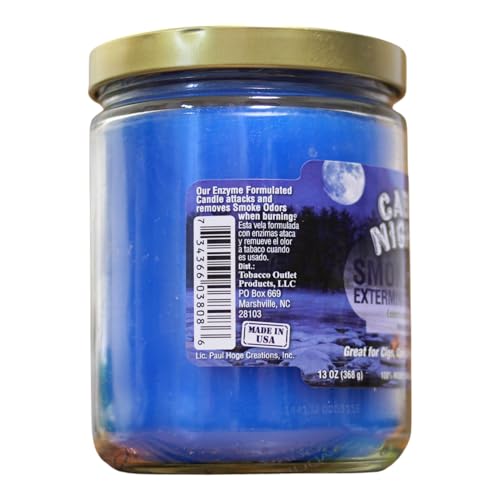 Smoke Odor Exterminator Candle Jar, Cabin Nights Scent, 13 oz (Pack of 12)