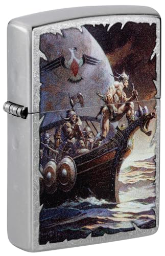 Zippo Frank Frazetta Street Chrome Pocket Lighter