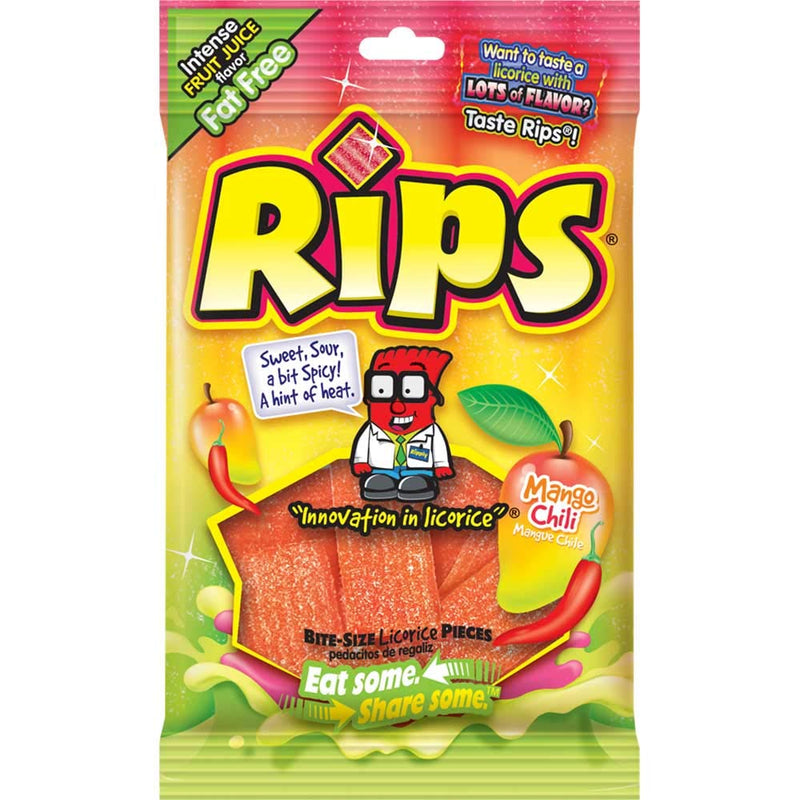 Rips Mango Chili Candy, 4 Ounce (Pack of 12)