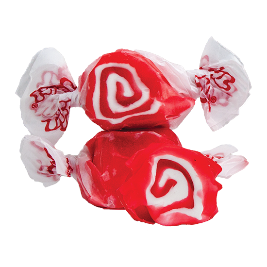 Taffy Town Saltwater Taffy, Red Licorice Flavor, 2.5 lb Bulk Bags (Pack of 8)