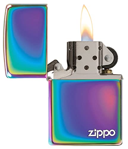 Zippo Z-00151ZL Lighter, Multi-Color Laser Engraved Design, Durable Construction, Windproof Flame