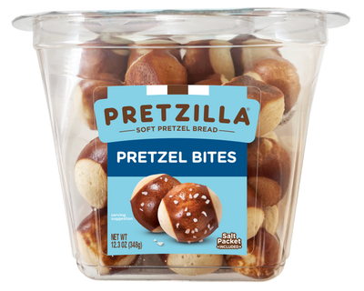 Pretzilla Soft Bites Tub Pretzels 12.3 oz 08ct