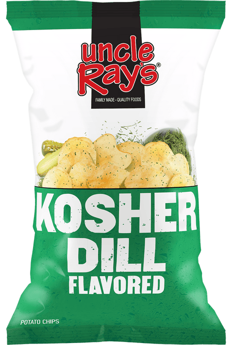 Uncle Ray's Dill Pickle Potato Chips 2.29 Oz 12-Pack Wholesale